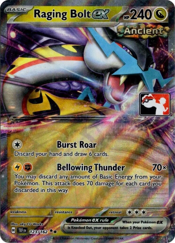 Raging Bolt ex (123/162) (Prize Pack Series 5) [Prize Pack Series Five] | Good Games Adelaide SA