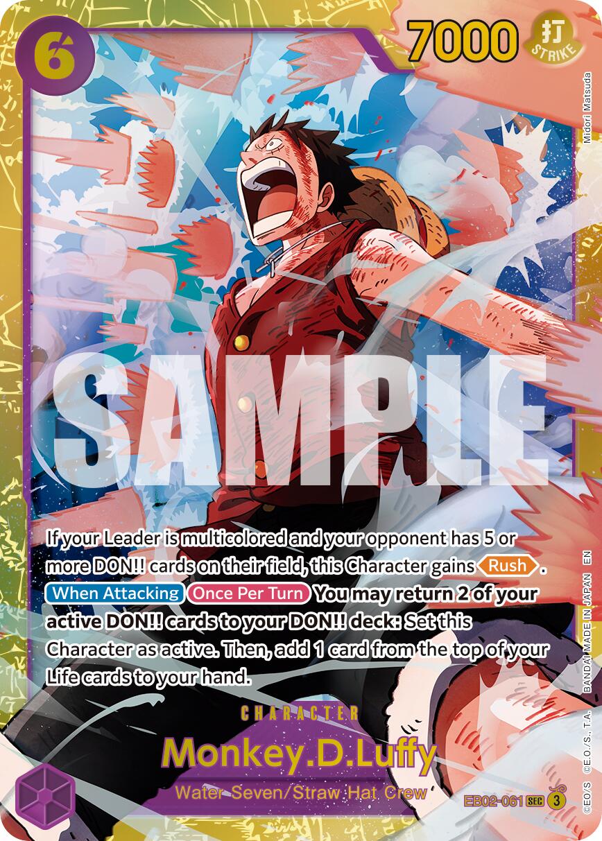 Monkey.D.Luffy (EB02-061) (Reprint) [Premium Booster -The Best- Vol. 2] | Good Games Adelaide SA