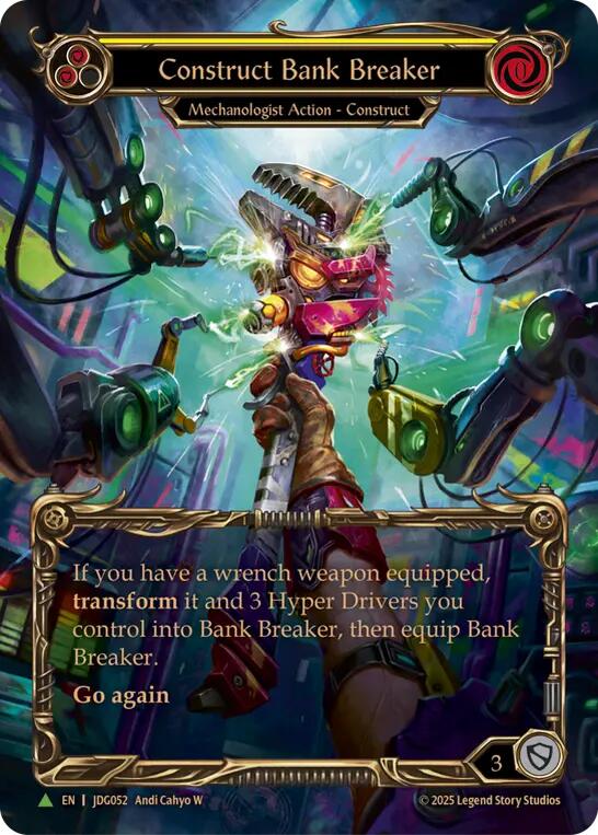 Construct Bank Breaker [JDG052] (Promo)  Cold Foil | Good Games Adelaide SA