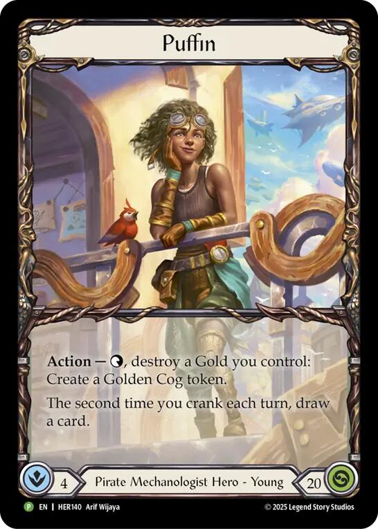 Puffin [HER140] (Promo)  Rainbow Foil | Good Games Adelaide SA