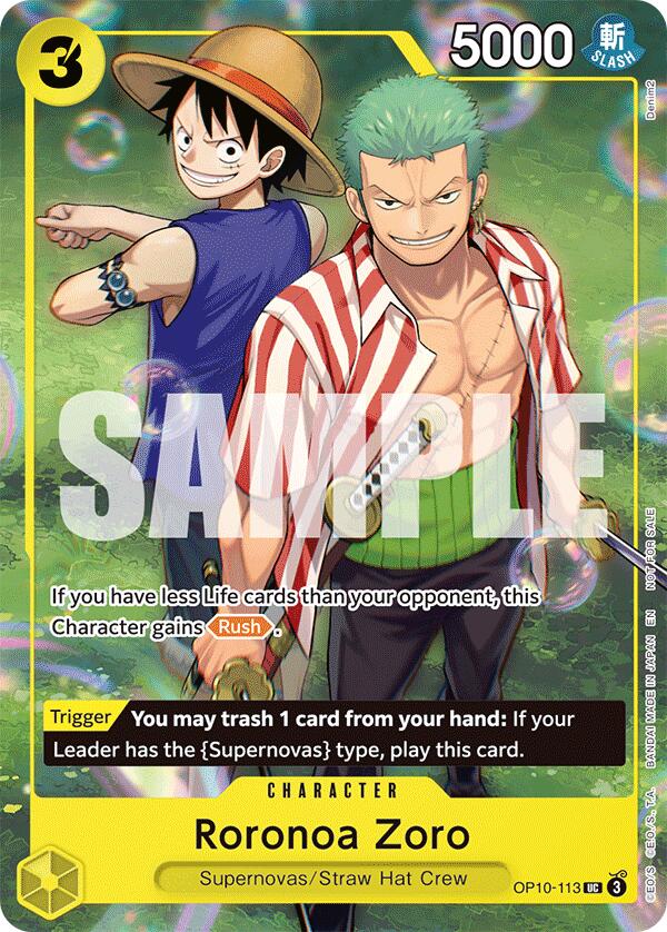Roronoa Zoro (Learn Together Deck Set - Set Sail Event) [One Piece Promotion Cards] | Good Games Adelaide SA