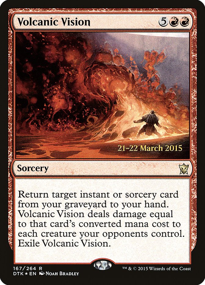 Volcanic Vision [Dragons of Tarkir Promos] | Good Games Adelaide SA