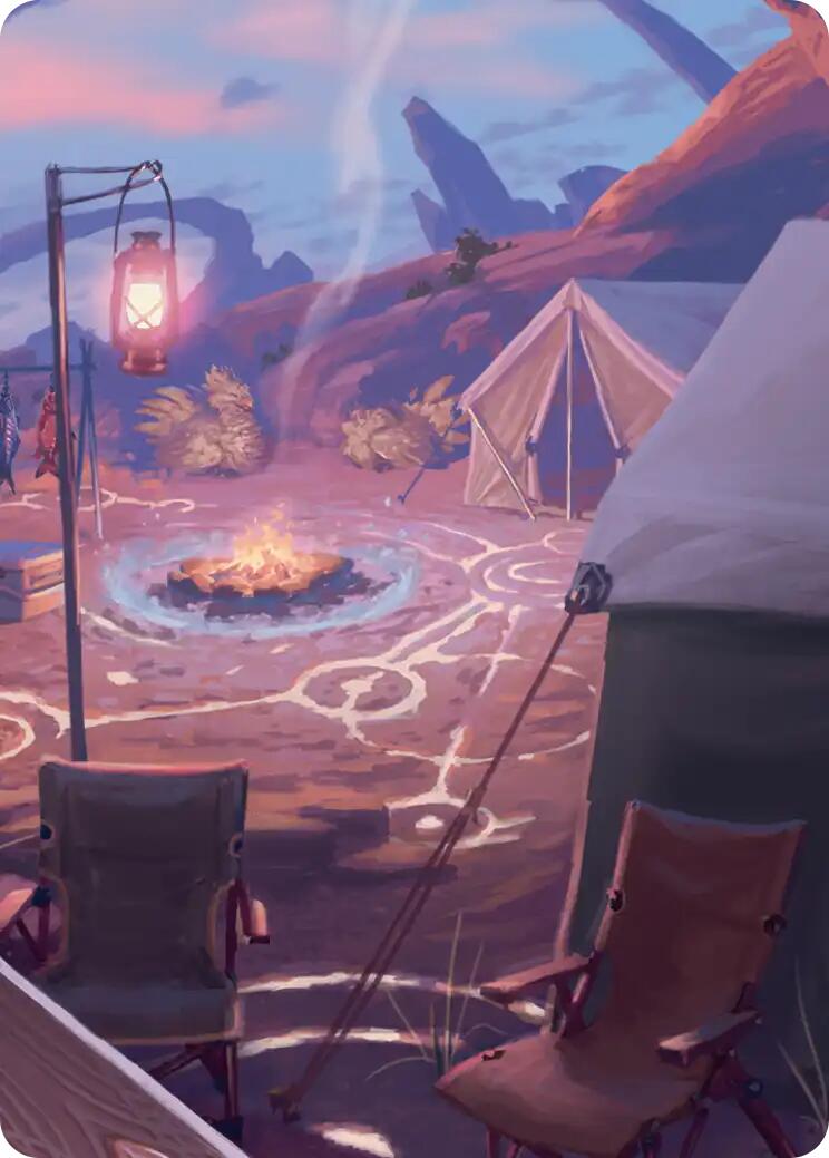 Chocobo Camp Scene Art Card [FINAL FANTASY Art Series] | Good Games Adelaide SA