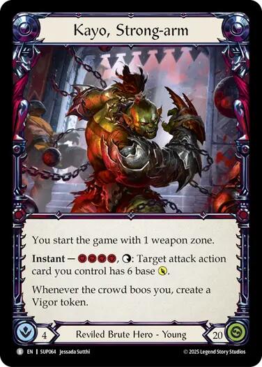 Kayo, Underhanded Cheat // Kayo, Strong-arm [SUP063//SUP064] (Super Slam) | Good Games Adelaide SA