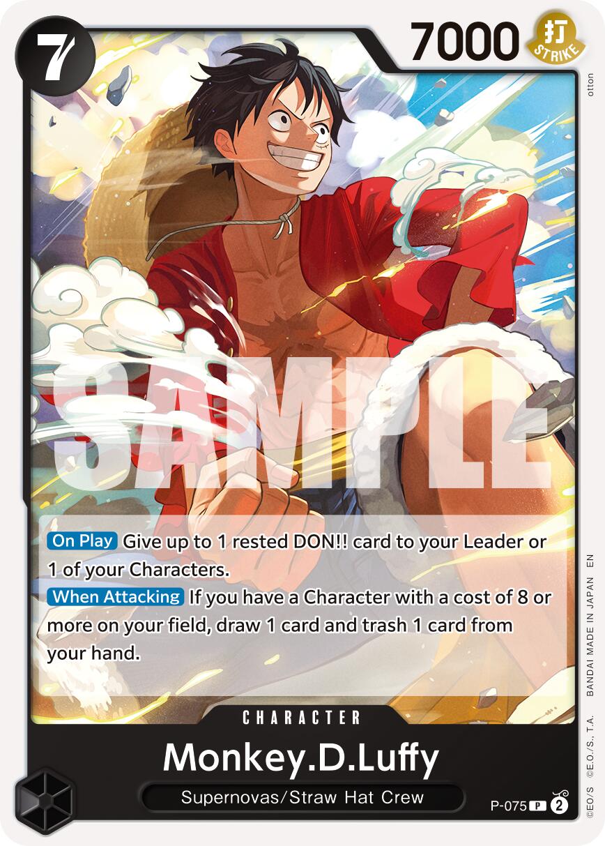 Monkey.D.Luffy (P-075) (Pirate Foil) [Premium Booster -The Best- Vol. 2] | Good Games Adelaide SA