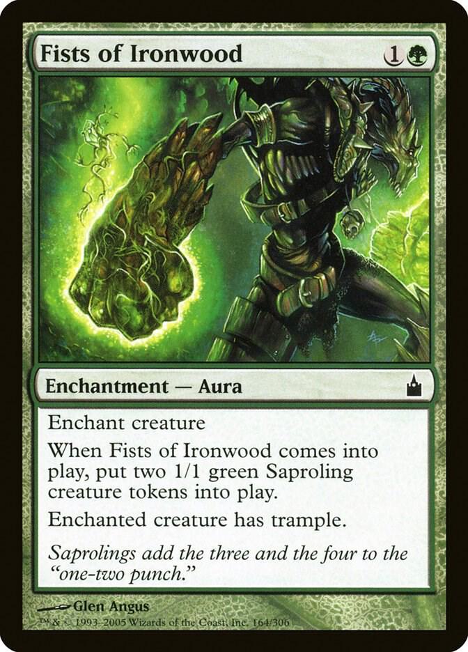 Fists of Ironwood 164/306 (Ravnica: City of Guilds)  - Foil | Good Games Adelaide SA