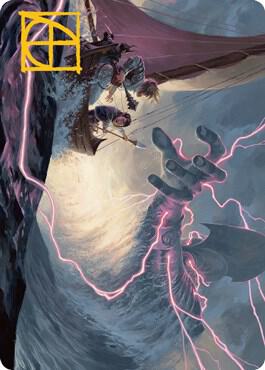 Hall of Storm Giants Art Card Gold Stamped Signature 54 (Art Series: Adventures in the Forgotten Realms)  | Good Games Adelaide SA