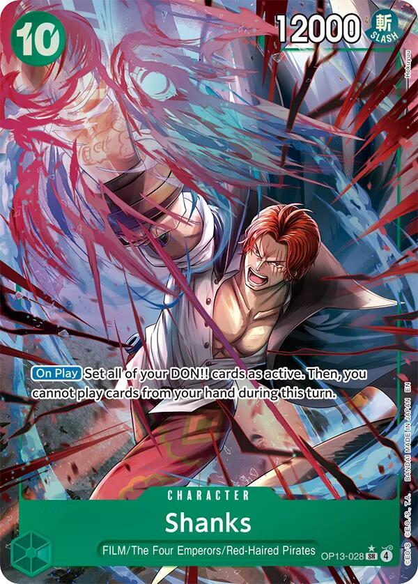 Shanks (Alternate Art) [Carrying On His Will] | Good Games Adelaide SA