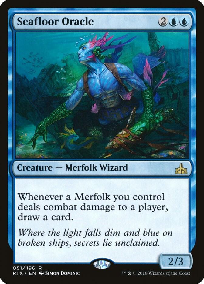 Seafloor Oracle 51 (Rivals of Ixalan)  - Foil | Good Games Adelaide SA