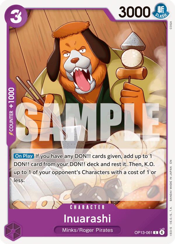 Inuarashi [Carrying On His Will] | Good Games Adelaide SA