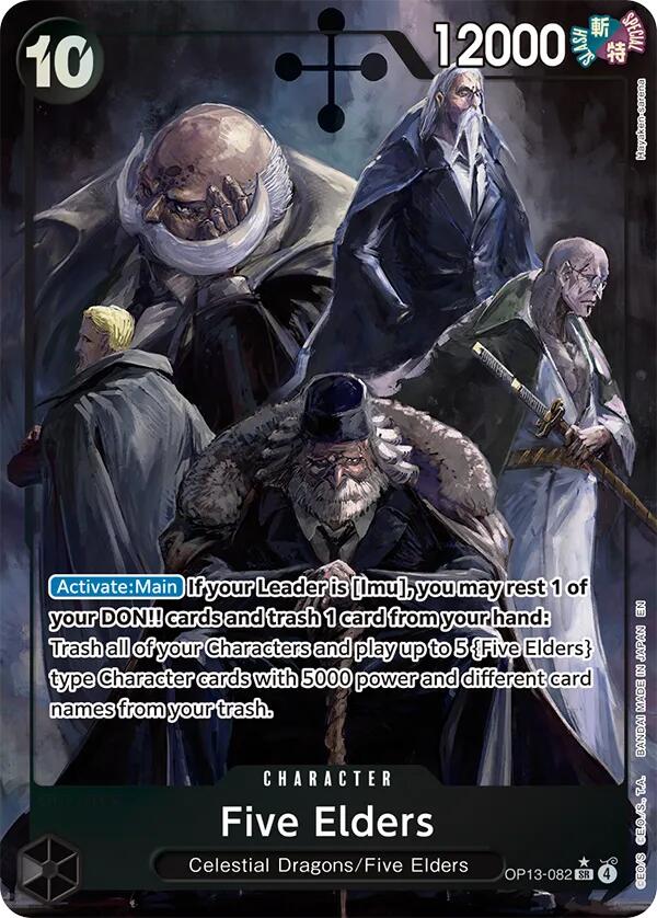 Five Elders (Alternate Art) [Carrying On His Will] | Good Games Adelaide SA