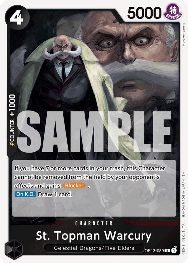 St. Topman Warcury [Carrying On His Will] | Good Games Adelaide SA