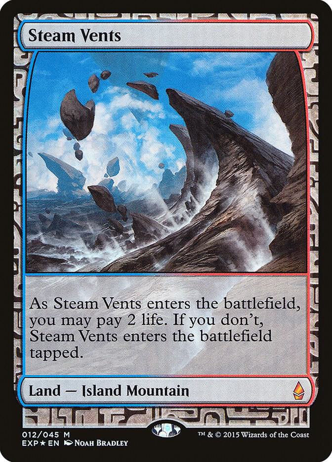 Steam Vents 12 (Zendikar Expeditions)  - Foil | Good Games Adelaide SA