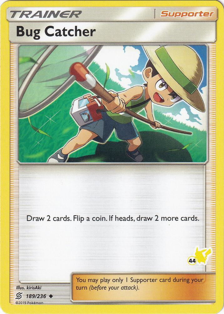 Bug Catcher 189 236 44 Pikachu Stamped 189/236 (Battle Academy)  | Good Games Adelaide SA