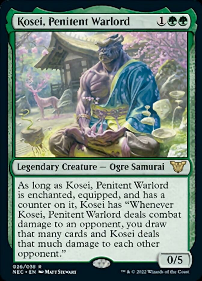 Kosei, Penitent Warlord [Kamigawa: Neon Dynasty Commander] | Good Games Adelaide SA