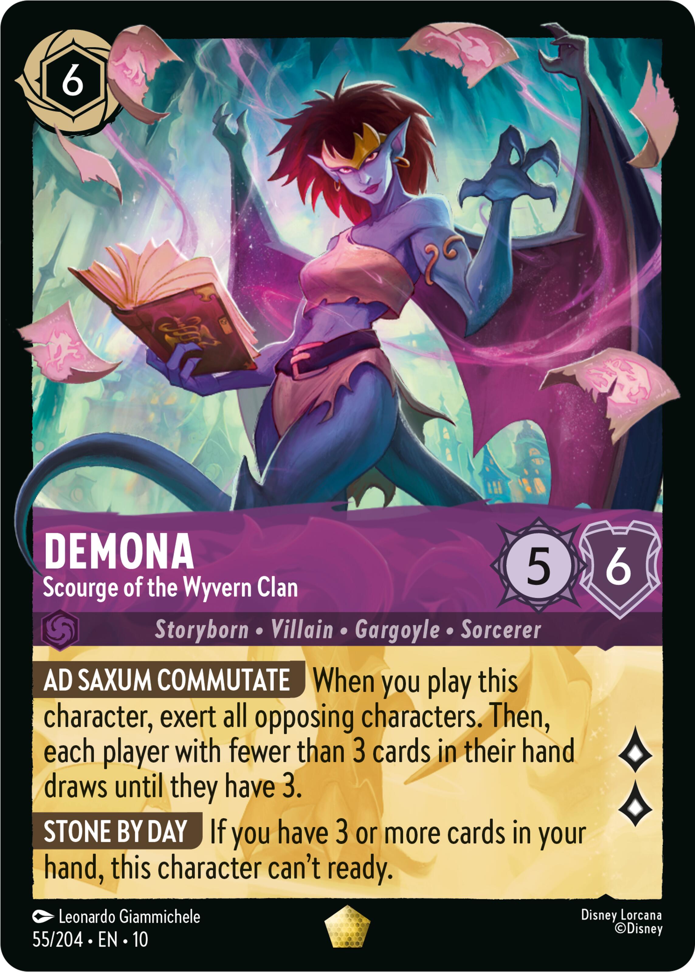 Demona - Scourge of the Wyvern Clan (55/204) [Whispers in the Well] | Good Games Adelaide SA