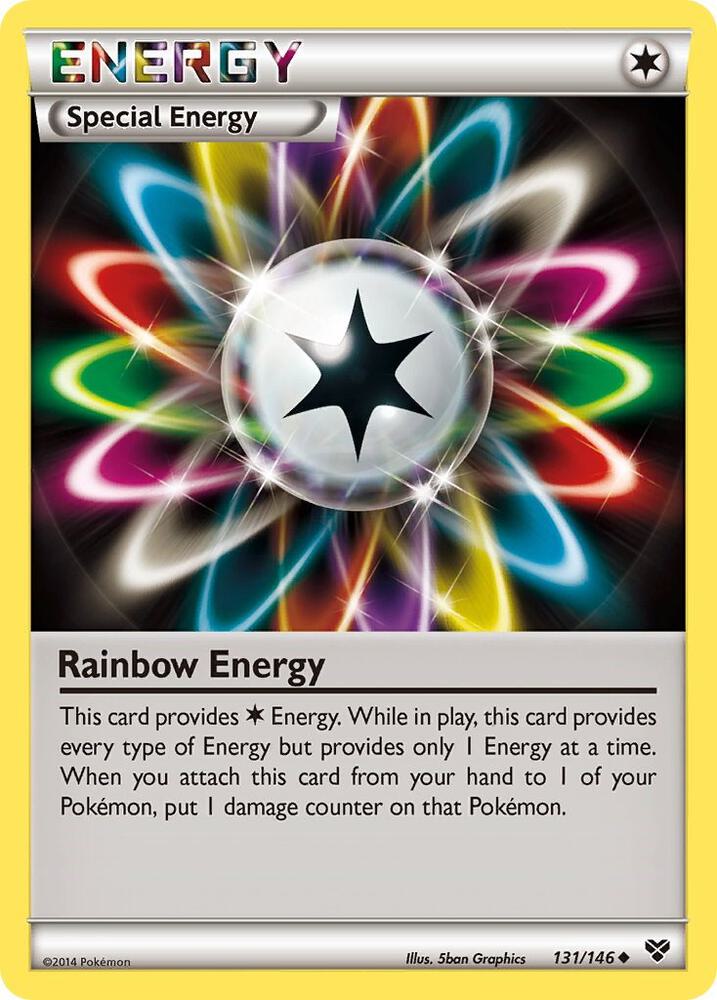 Rainbow Energy 131/146 (XY Base Set)  | Good Games Adelaide SA