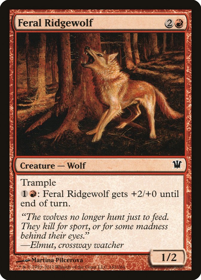 Feral Ridgewolf [Innistrad] | Good Games Adelaide SA