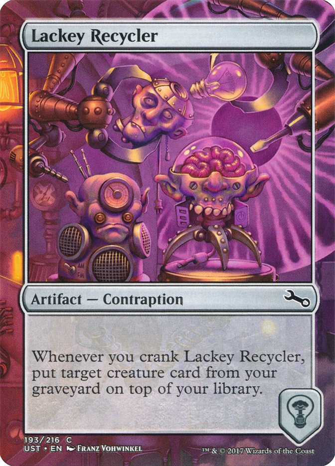 Lackey Recycler 193 (Unstable)  - Foil | Good Games Adelaide SA