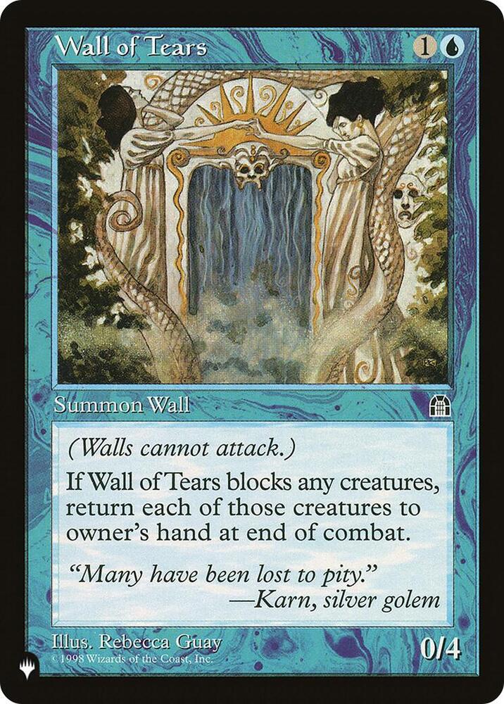 Wall of Tears  (The List Reprints)  | Good Games Adelaide SA