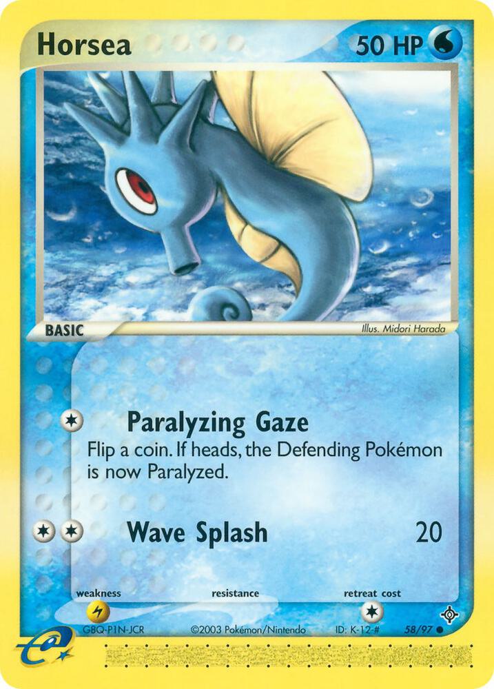 Horsea  58/97 (Dragon)  - Reverse Holofoil | Good Games Adelaide SA
