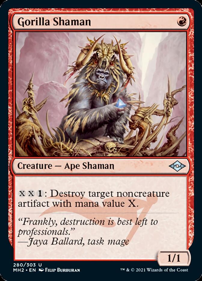 Gorilla Shaman (Etched Foil) [Modern Horizons 2] | Good Games Adelaide SA