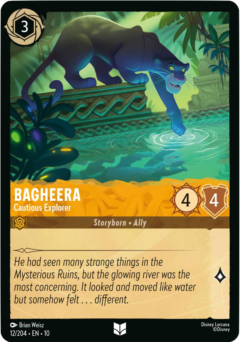 Bagheera - Cautious Explorer (12/204) [Whispers in the Well] | Good Games Adelaide SA