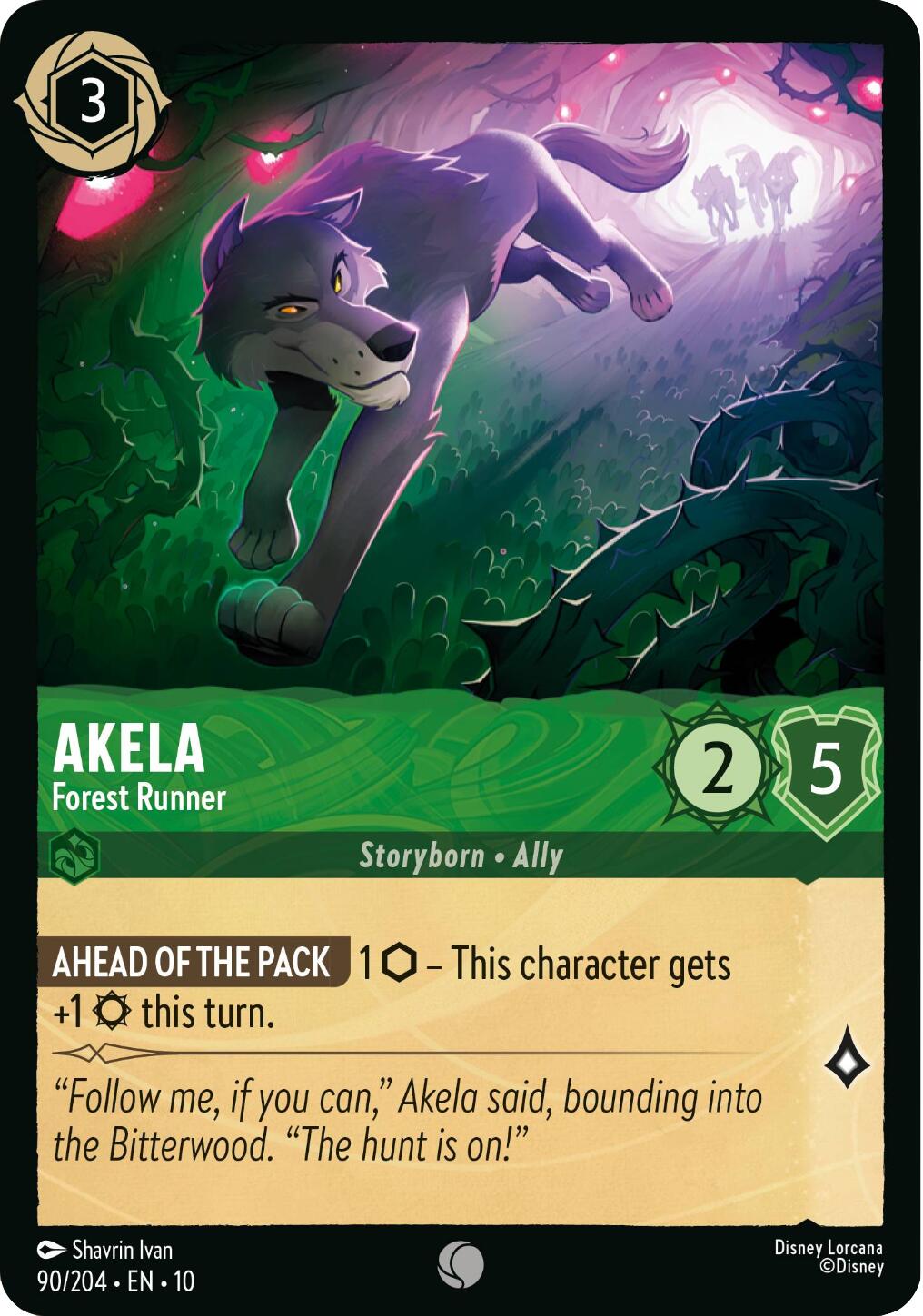Akela - Forest Runner (90/204) [Whispers in the Well] | Good Games Adelaide SA
