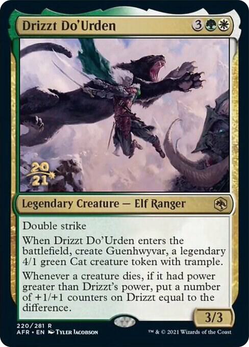 Drizzt DoUrden 220 (Prerelease Cards)  - Foil | Good Games Adelaide SA