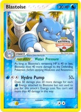 Blastoise 14 100 National Championships 014/100 (League & Championship Cards)  | Good Games Adelaide SA