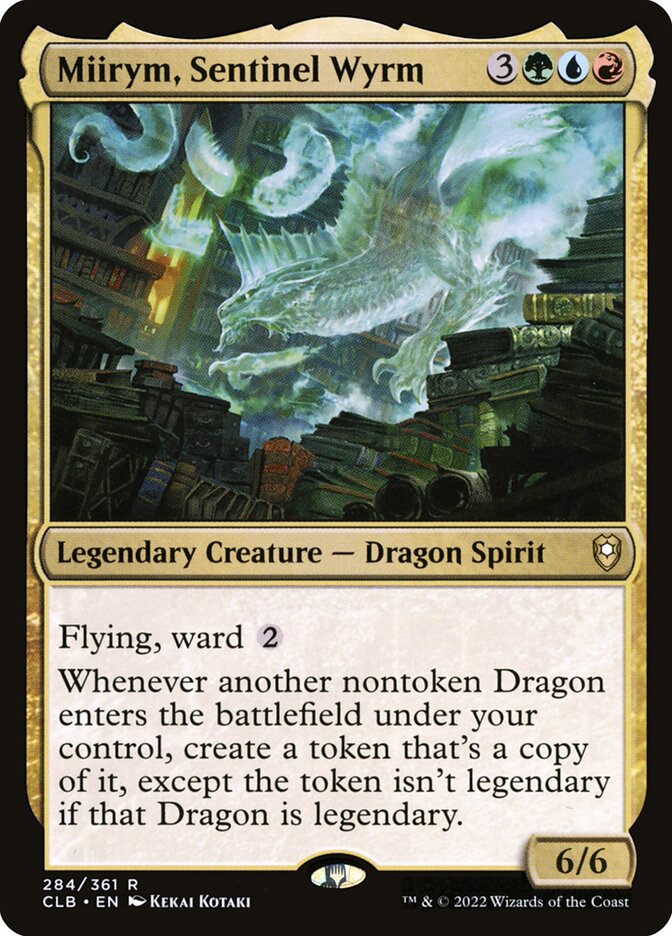 Miirym Sentinel Wyrm 284 (Commander Legends: Battle for Baldur's Gate)  - Foil | Good Games Adelaide SA