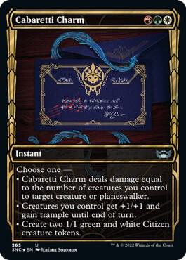 Cabaretti Charm Gilded Foil 365 (Streets of New Capenna)  - Foil | Good Games Adelaide SA
