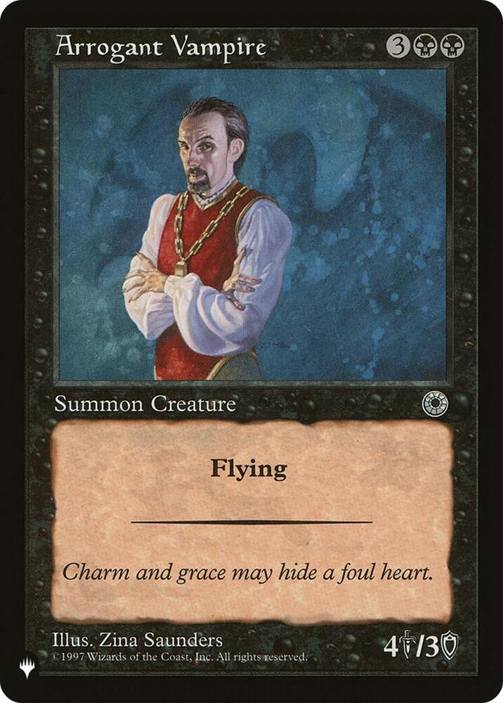 Arrogant Vampire  (The List Reprints)  | Good Games Adelaide SA