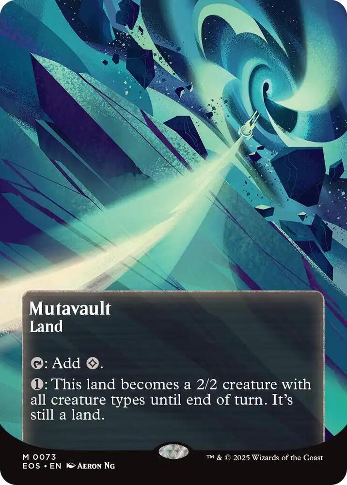 Mutavault  73/0 (Edge of Eternities: Stellar Sights)  - Borderless | Good Games Adelaide SA