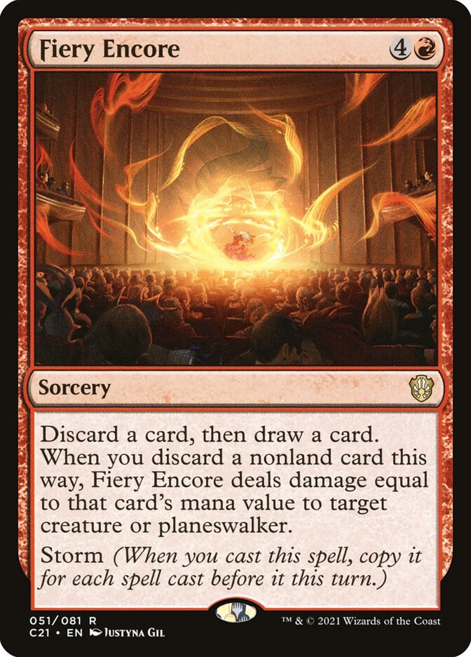 Fiery Encore 51 (Commander 2021)  | Good Games Adelaide SA