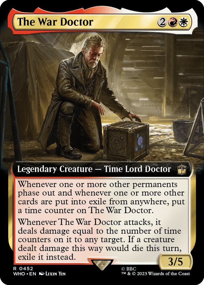 The War Doctor 452 (Universes Beyond: Doctor Who)  - Foil | Good Games Adelaide SA