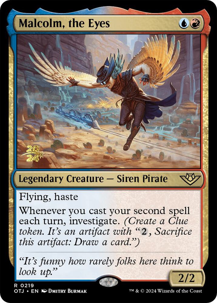 Malcolm the Eyes 219 (Prerelease Cards)  - Foil | Good Games Adelaide SA