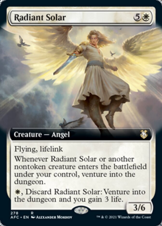 Radiant Solar (Extended) [Dungeons & Dragons: Adventures in the Forgotten Realms Commander] | Good Games Adelaide SA