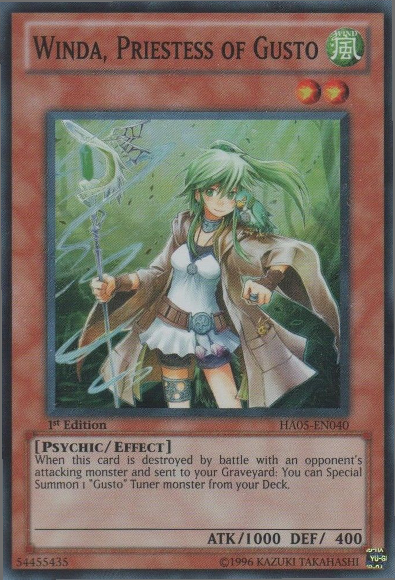 Winda, Priestess of Gusto [HA05-EN040] Super Rare | Good Games Adelaide SA