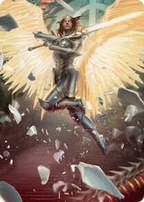 Archangel Elspeth Art Card 1 (Art Series: March of the Machine)  | Good Games Adelaide SA