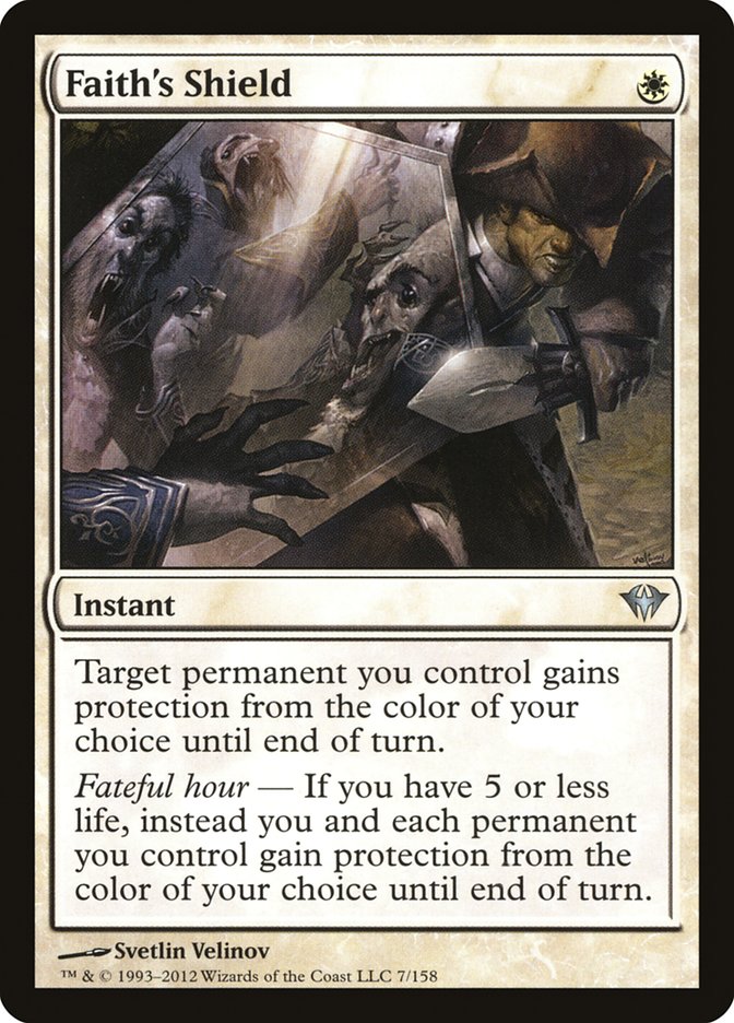 Faith's Shield 7 (Dark Ascension)  - Foil | Good Games Adelaide SA