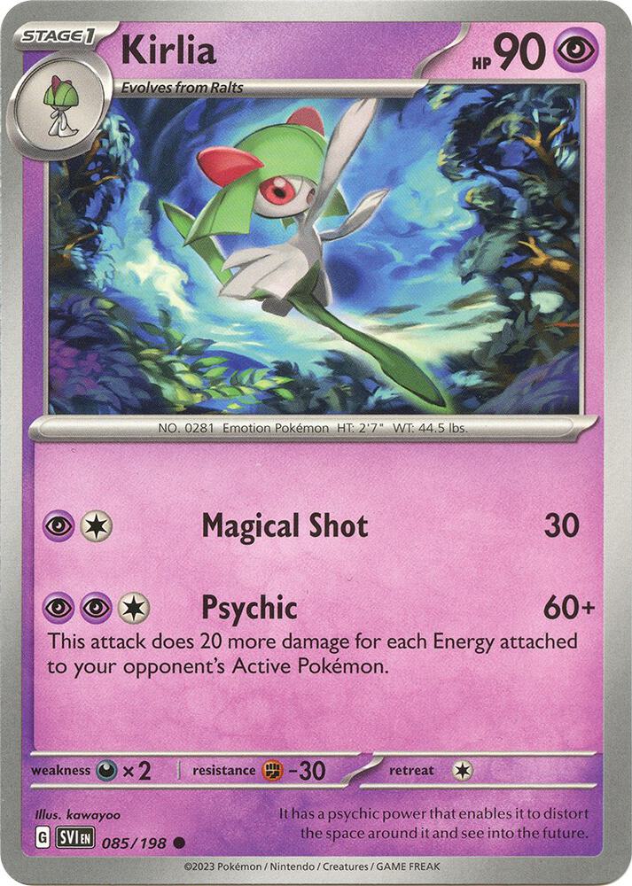 Kirlia 085/198 (SV01: Scarlet & Violet Base Set)  | Good Games Adelaide SA