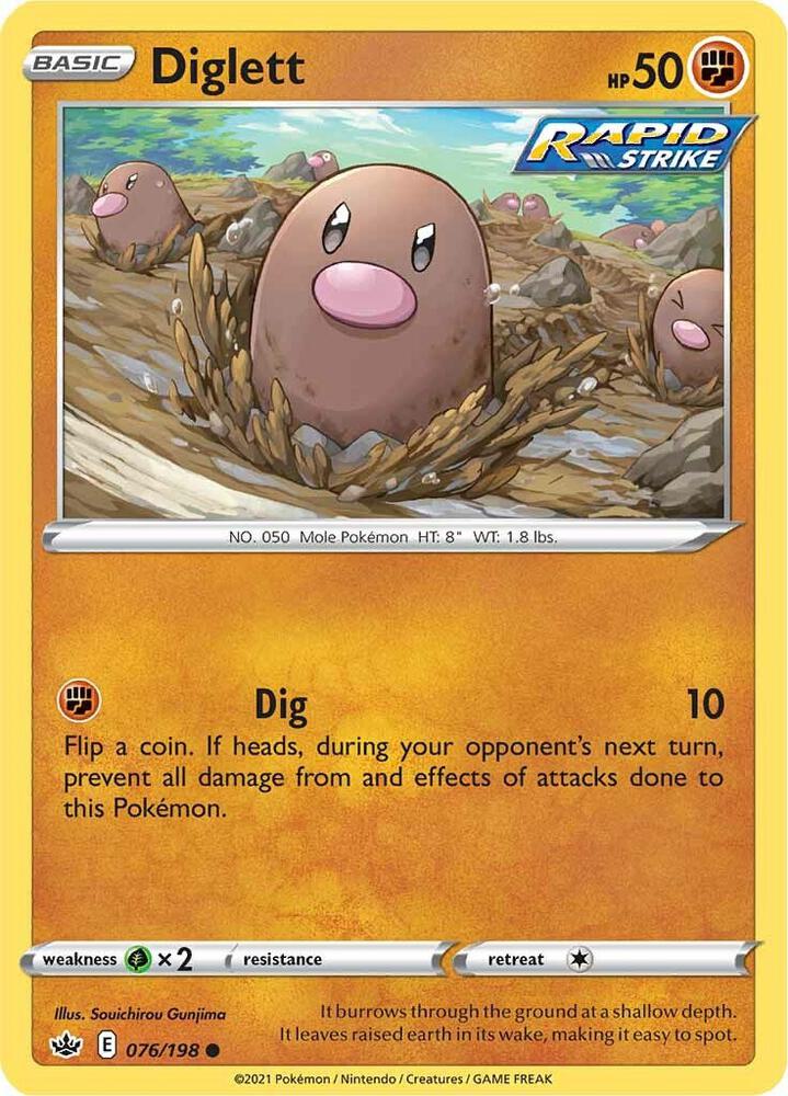 Diglett 076/198 (SWSH06: Chilling Reign)  | Good Games Adelaide SA