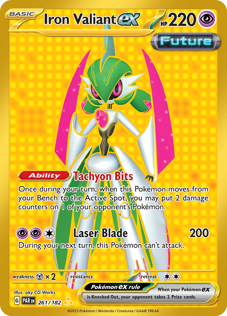 Iron Valiant ex (261/182) [Scarlet & Violet: Paradox Rift] | Good Games Adelaide SA