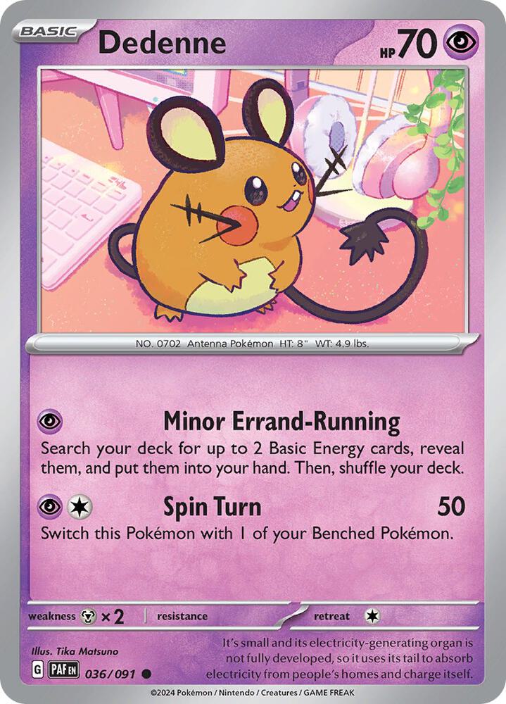 Dedenne 036/091 (SV: Paldean Fates)  | Good Games Adelaide SA