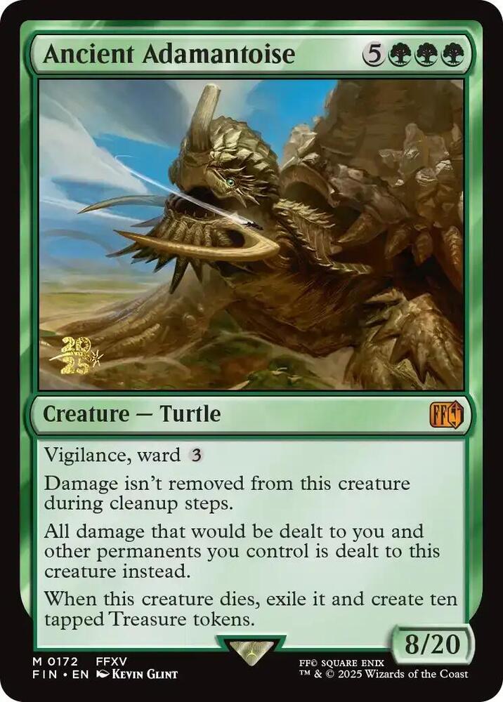 Ancient Adamantoise 172 (Prerelease Cards)  - PreRelease Foil | Good Games Adelaide SA