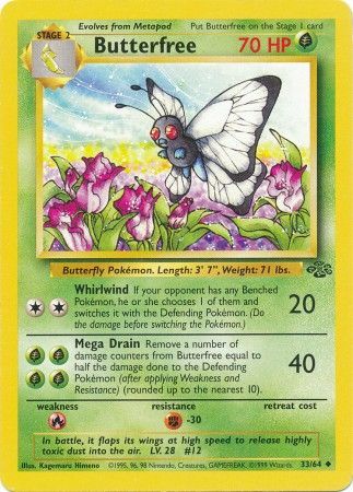 Butterfree (33/64) [Jungle Unlimited] | Good Games Adelaide SA