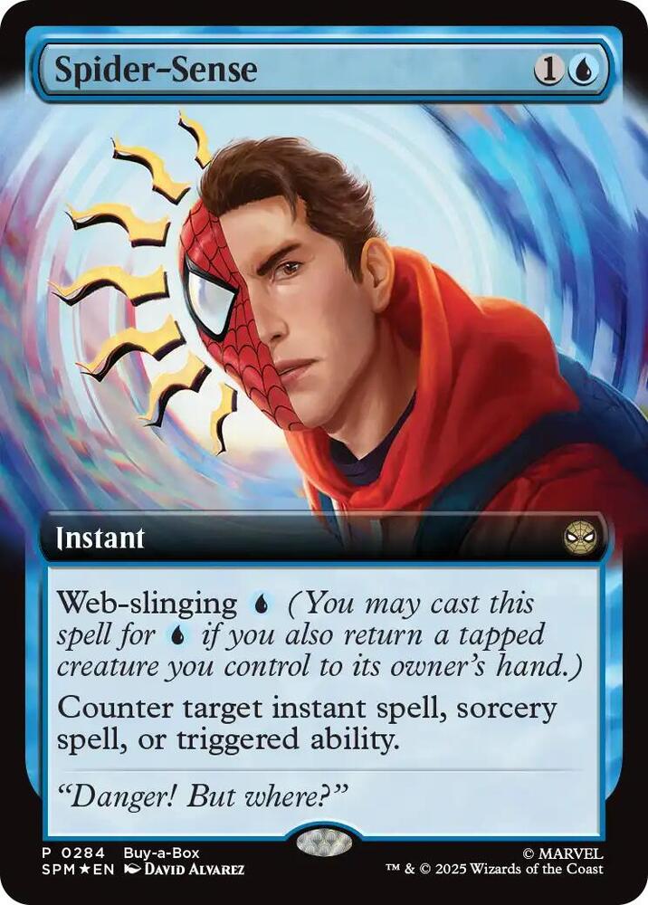 Spider Sense Extended Art 284 (Buy-A-Box Promos)  - Foil | Good Games Adelaide SA