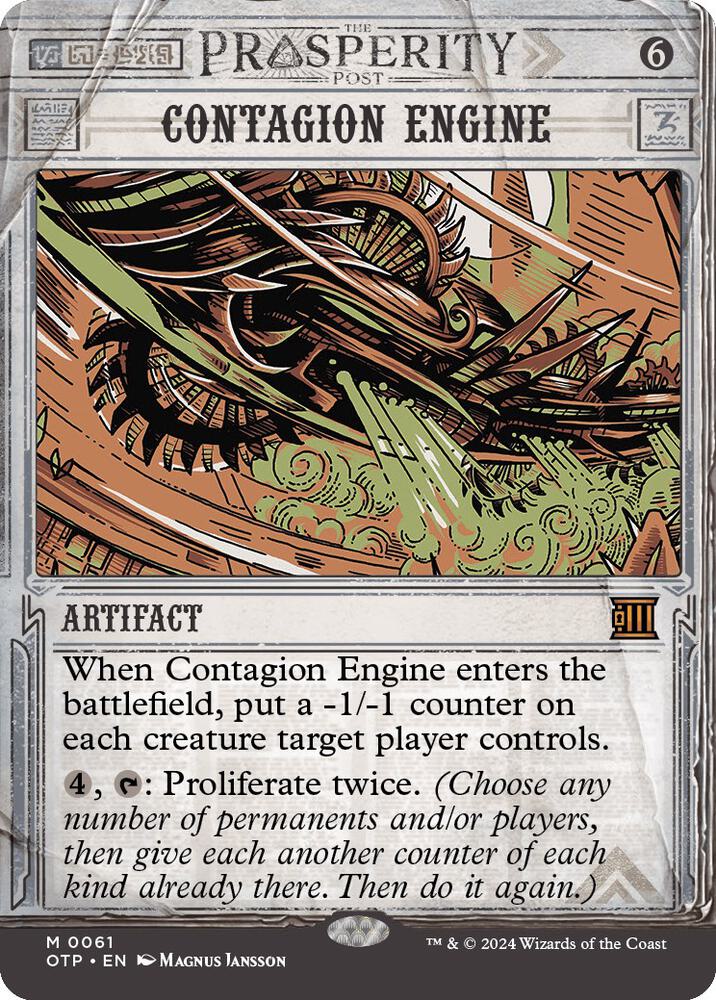 Contagion Engine 61 (Outlaws of Thunder Junction: Breaking News)  | Good Games Adelaide SA