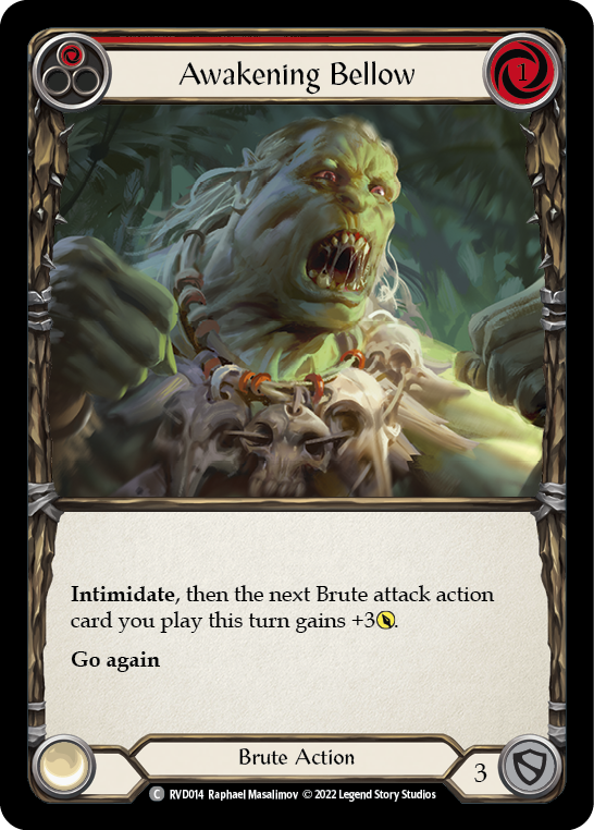 Awakening Bellow (Red) [RVD014] (Classic Battles: Rhinar vs Dorinthea) | Good Games Adelaide SA